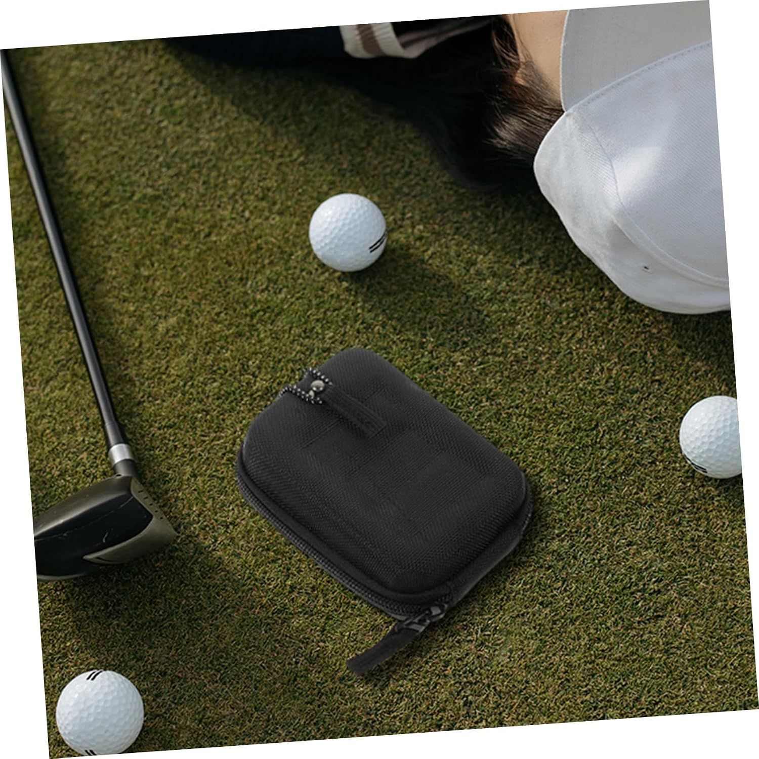 BESPORTBLE 3pcs Convenient Shock Storage Case for Golf Lightweight Rugged Eva Protective Bag Compact Design Hook Strap for Easy Carrying