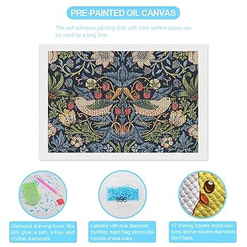 Amazon | William Morris ウィリアム モリス ダイヤモンドアート