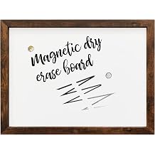 Loddie Doddie Magnetic Whiteboard - 18 x 24 in, Rustic Frame - Magnetic Dry Erase Board for Wall - Magnet Board for Wall & Memo Center