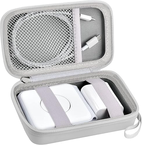 Funda de viaje para UCOMX para Nanopara Rtopspara Hicoberpara Iseyyox cargador inalámbrico 3 en 1, bolsa de almacenamiento magnética plegable para