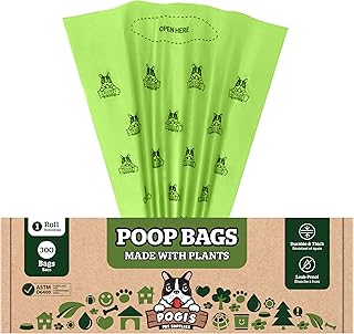 Pogi’s Compostable Poop Bags - 300 Bags - Grab & Go Dog Poop Bags - Leak-Proof, Extra-Large, Plant-based, ASTM D6400 Certi...