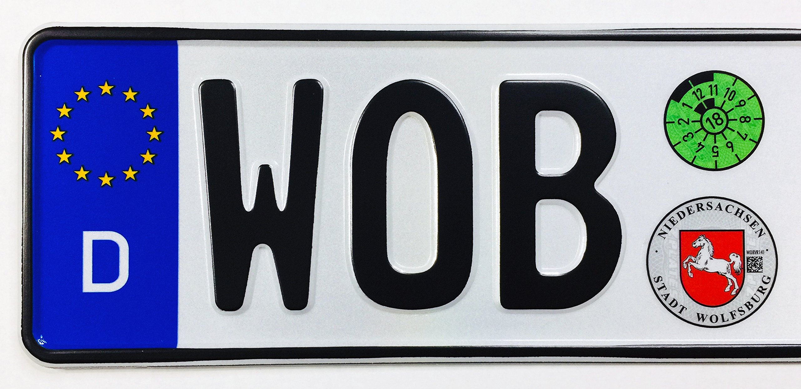 ロイヤルコペンハーゲン　プレート　Plate request from USA Amazon.com: Z Plates Compatible with VW Wolfsburg Rear German