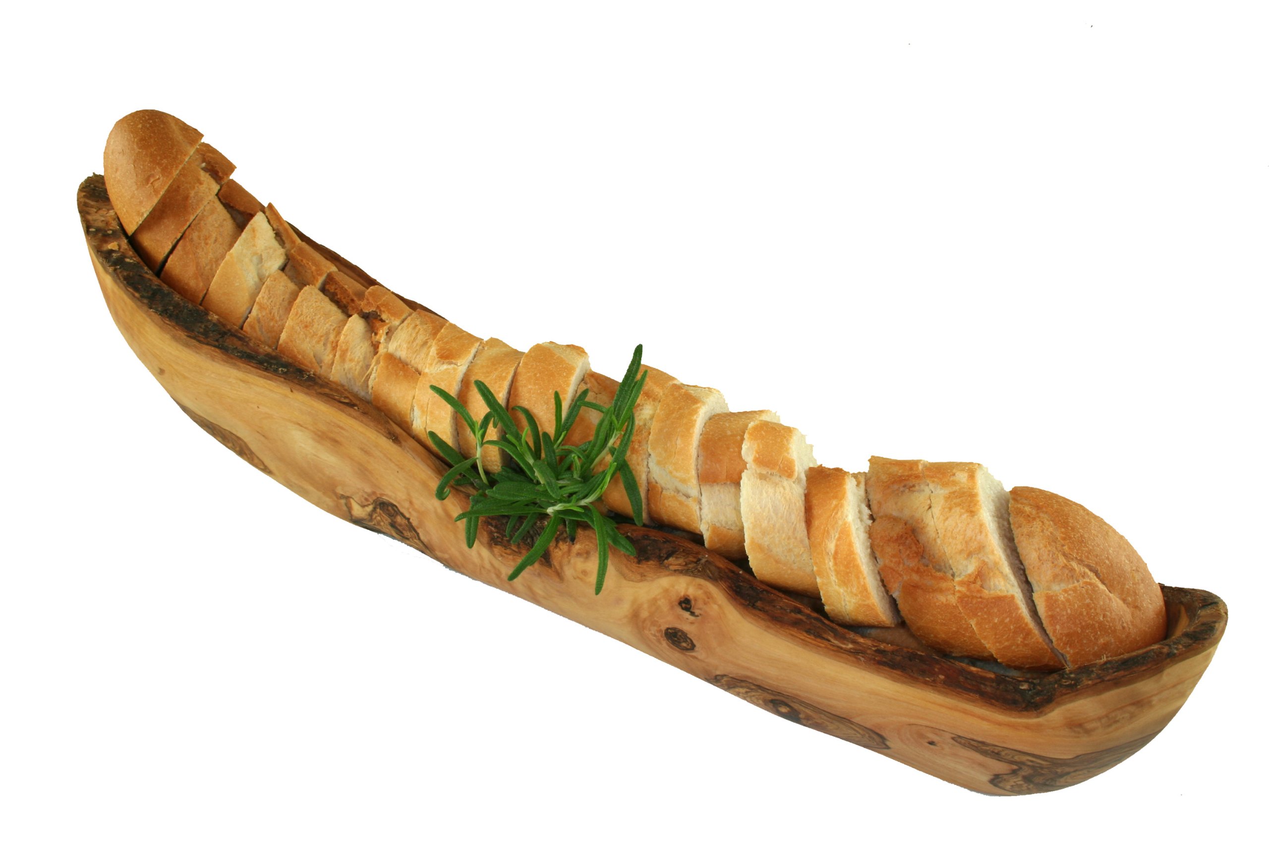 D.O.M.® Brotschale rustikal ca. 40 cm aus Olivenholz