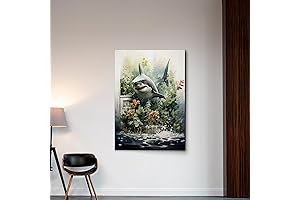 Invigorating Shark-Themed Bath Art: Transforming Washrooms into Undersea Adventures