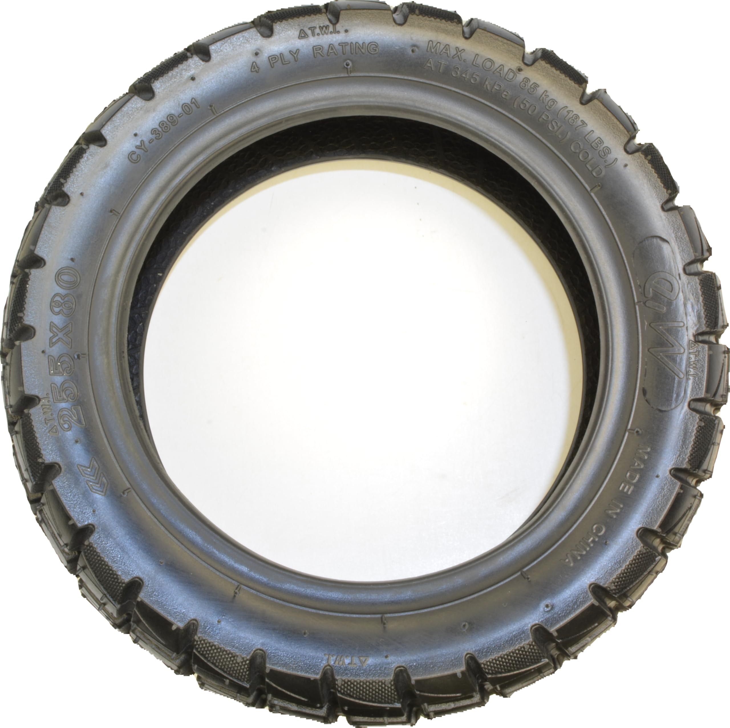 Pneumatico Tubeless per monopattino elettrico, 255x80-6, 10x3-6, 80/65-6, compatibile con SmartGyro, Dualtron, Kukirin, Kugo, Cerchio 6 pollici
