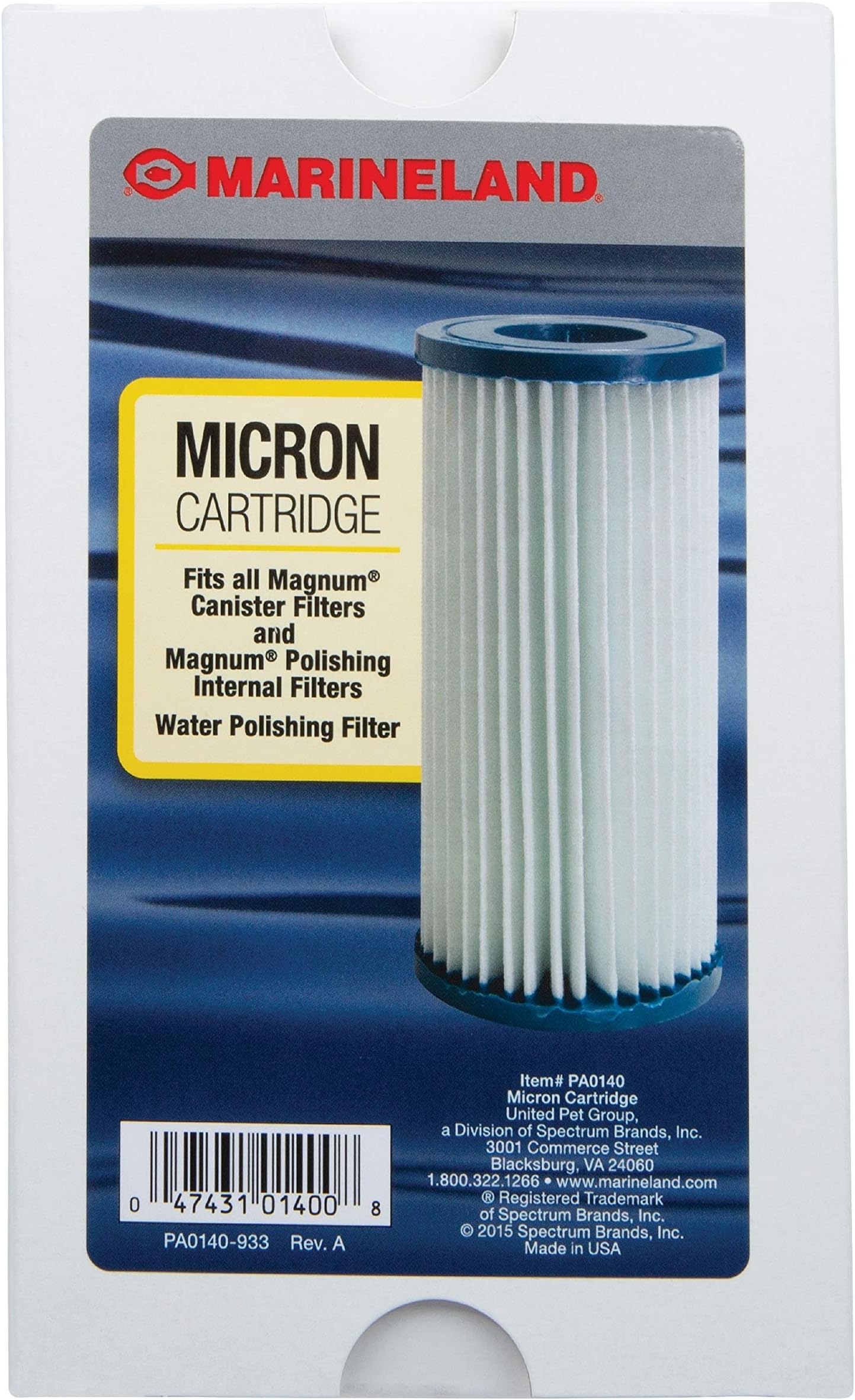 Micron Cartridge, Fits Magnum Canister Filters