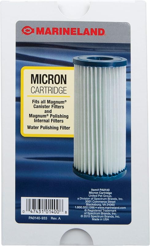 Cartucho de Filtro Micron para Filtros Canister Magnum e HOT Magnum MarineLand PA0140 - Pacote com 1