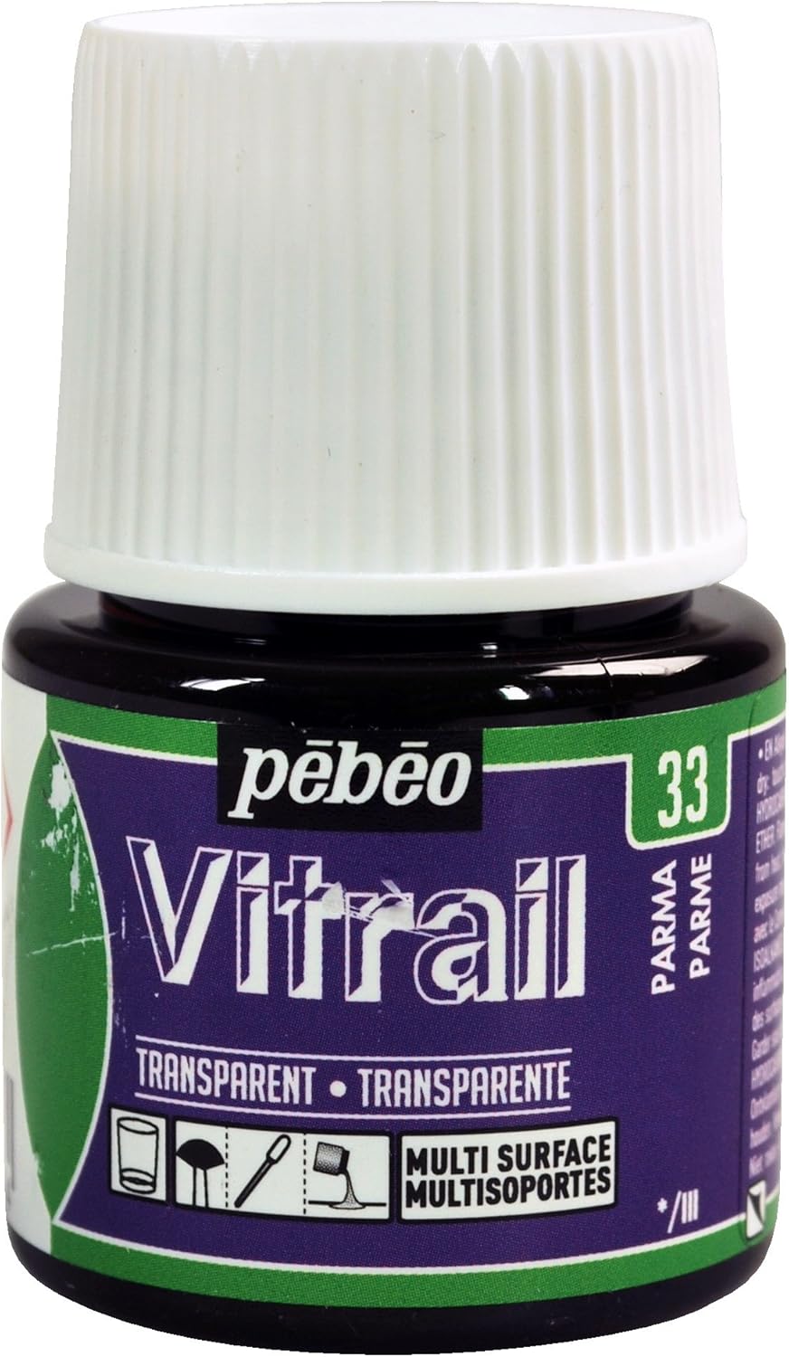 Pebeo Studio Acrylics High Viscosity, Fine Acrylic, 250 ml - Cadmium Red Hue