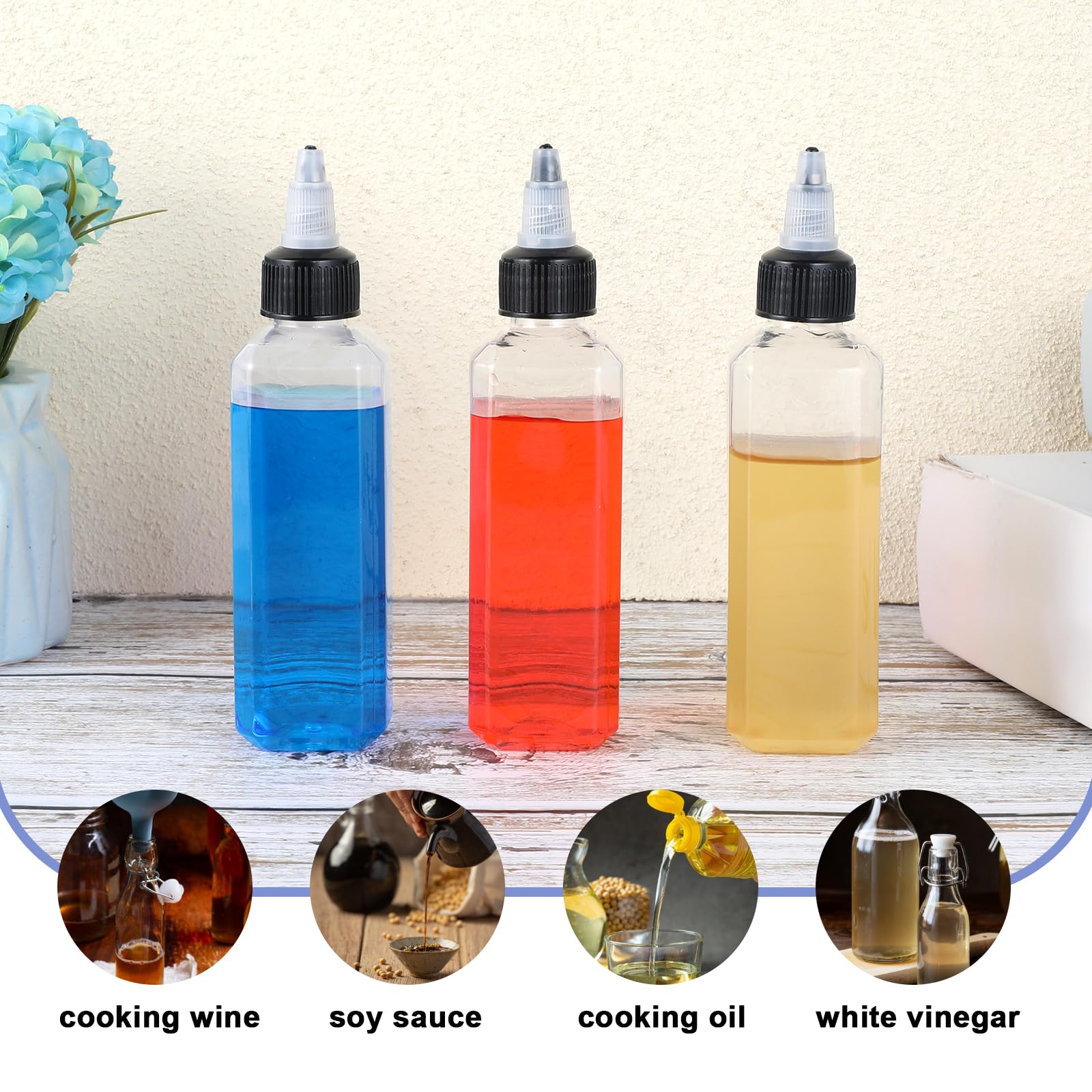 Camping oliefles - 120ml verzegelde olie en azijn dispenser, olie fles, olijfolie dispenser voor kamperen, koken olie dispenser, keuken olie dispenser voor kruiden