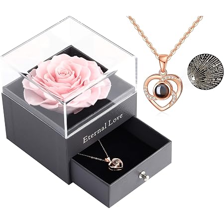 Amazon.com: Preserved Real Pink Rose 