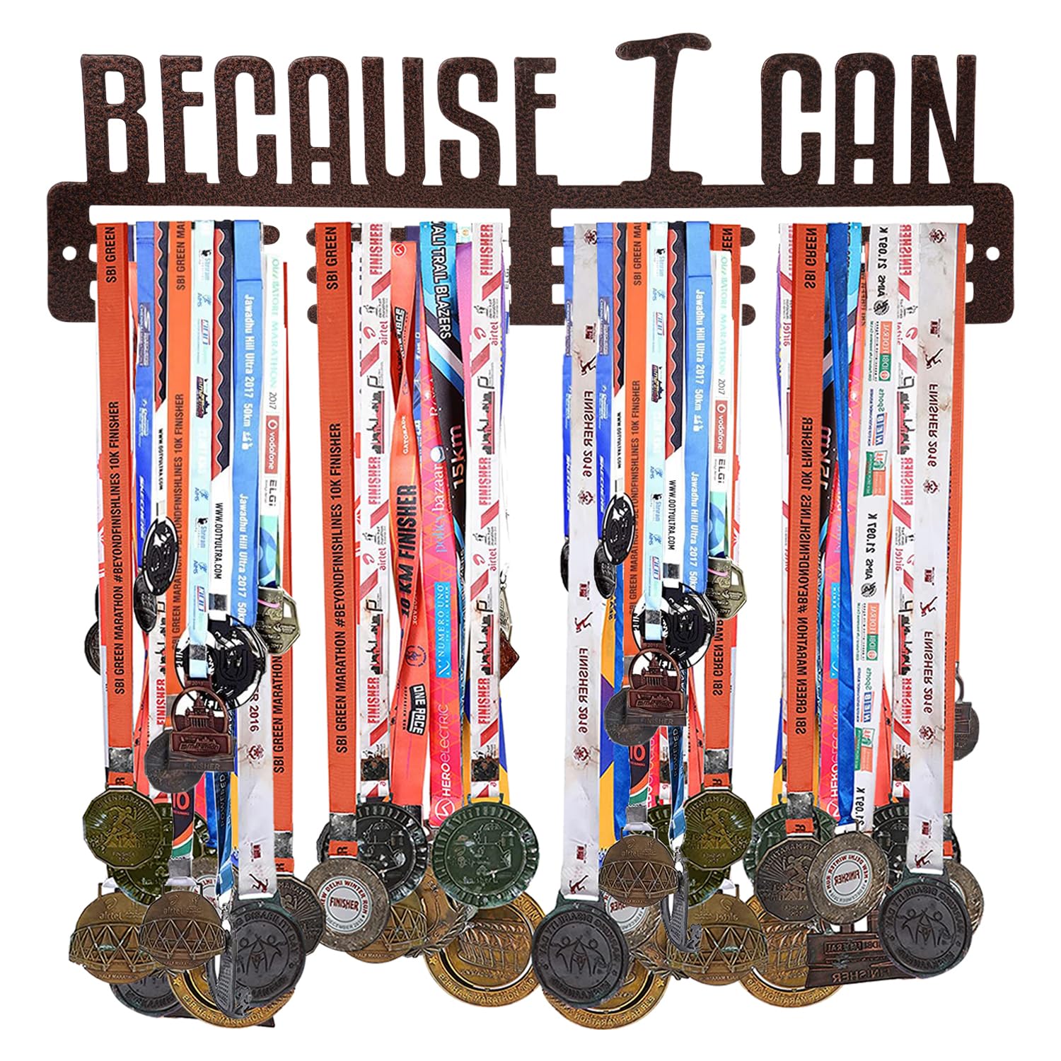 Sehaz Artworks Medal Hangers for Wall | Medal Holder for Wall | Because I Can Brown Medal Holder Display Holds Upto 24-30 Medals (B0CH5BTVLK) Amazon Price History, Amazon Price Tracker