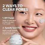 Innisfree Super Volcanic Clay Masque, Premium Coréen Skincare avec AHA et les grappes naturelles pour la désintoxication des pores profonds, l'exfoliation douce, le contrôle des huiles