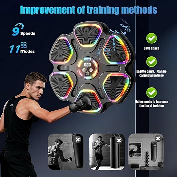 Smart Music Boxing Machine Elektronische Bluetooth Boxmaschine mit Musik