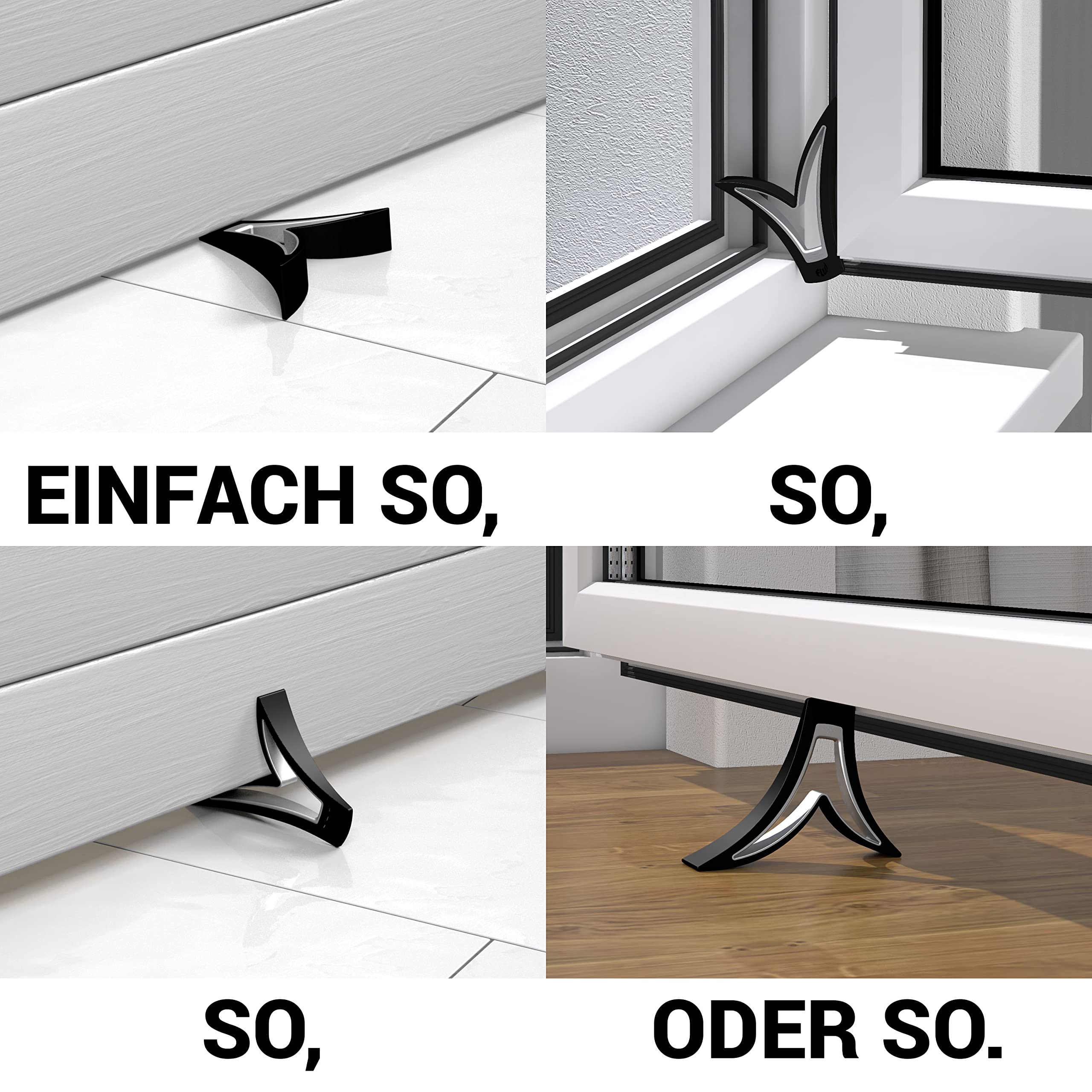 SOFTERFIX, Door Wedge, Toe Friendly, Barefoot Operated Door Stop, Door Hook, Door Stop, Door Stop, Door Stop - Image 4