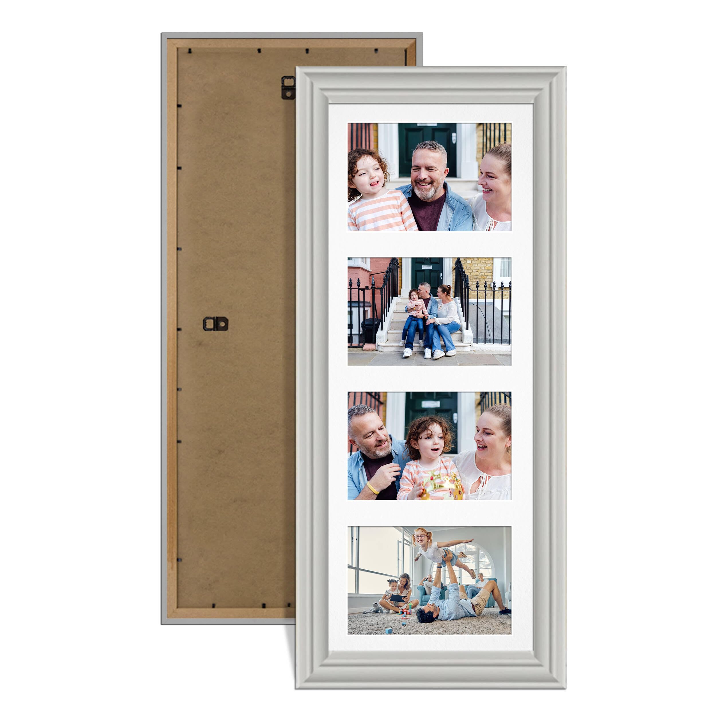 Alison Kingsgate Light Grey 50x20cm Photo Frame for Multiple Pictures