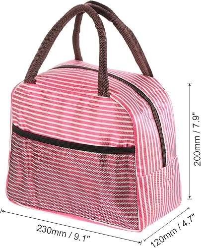 Miniatura 2 de PATIKIL Lonchera para mujereshombres, bolsa de almuerzo aislada a prueba de fugas con bolsillo contenedor de almuerzo reutilizable para el trabajo,