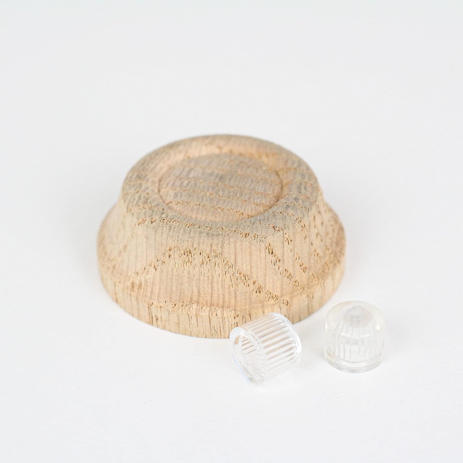 Unfinished Wood Dimmer Knob, Paintable, Stainable, Clear Varnish