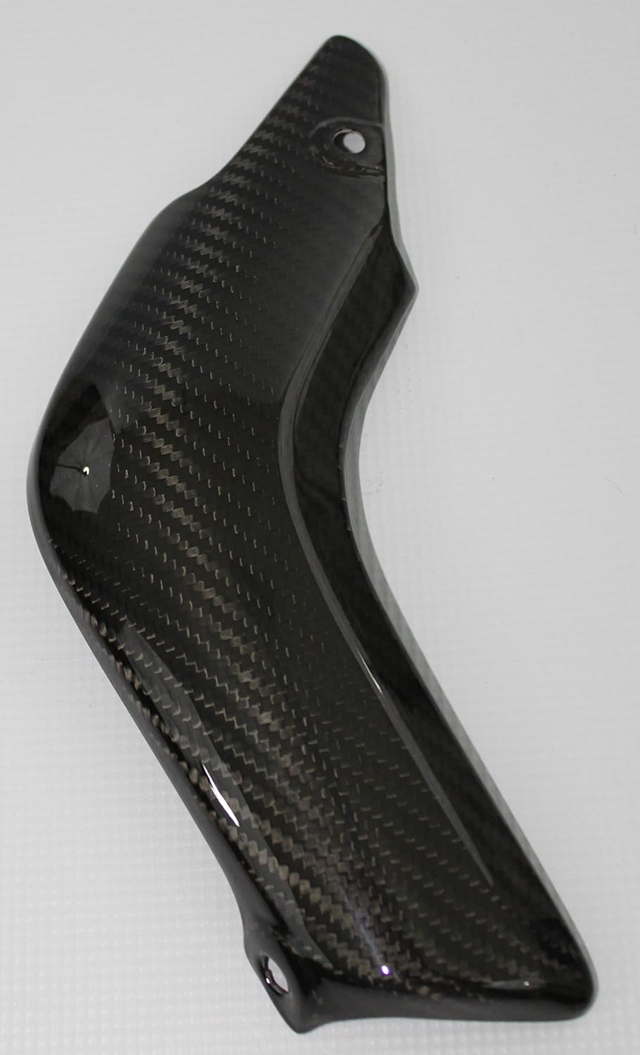 Carbon Fiber Exhaust Heat Shield for Honda CBR600RR 2007-2021 (Twill Weave - Gloss)