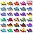 Pop Fidget Toys Bulk Its Kids Party Favors 30 PCS Turtle Toys Mini Pop Keychain It Sensory Fidget Toy Pack Fidgets for Classroom Prizes for Kids Students Carnival Prizes Birthday Goodie Bag Stuffers