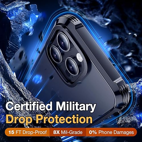 Miniatura 497 de Yriklso Strong Magnetic Case for iPhone 11 [Compatibilty with MagSafe] Protective Shockproof Cover Phone Case for iPhone 11 6.1" Frosted Purple