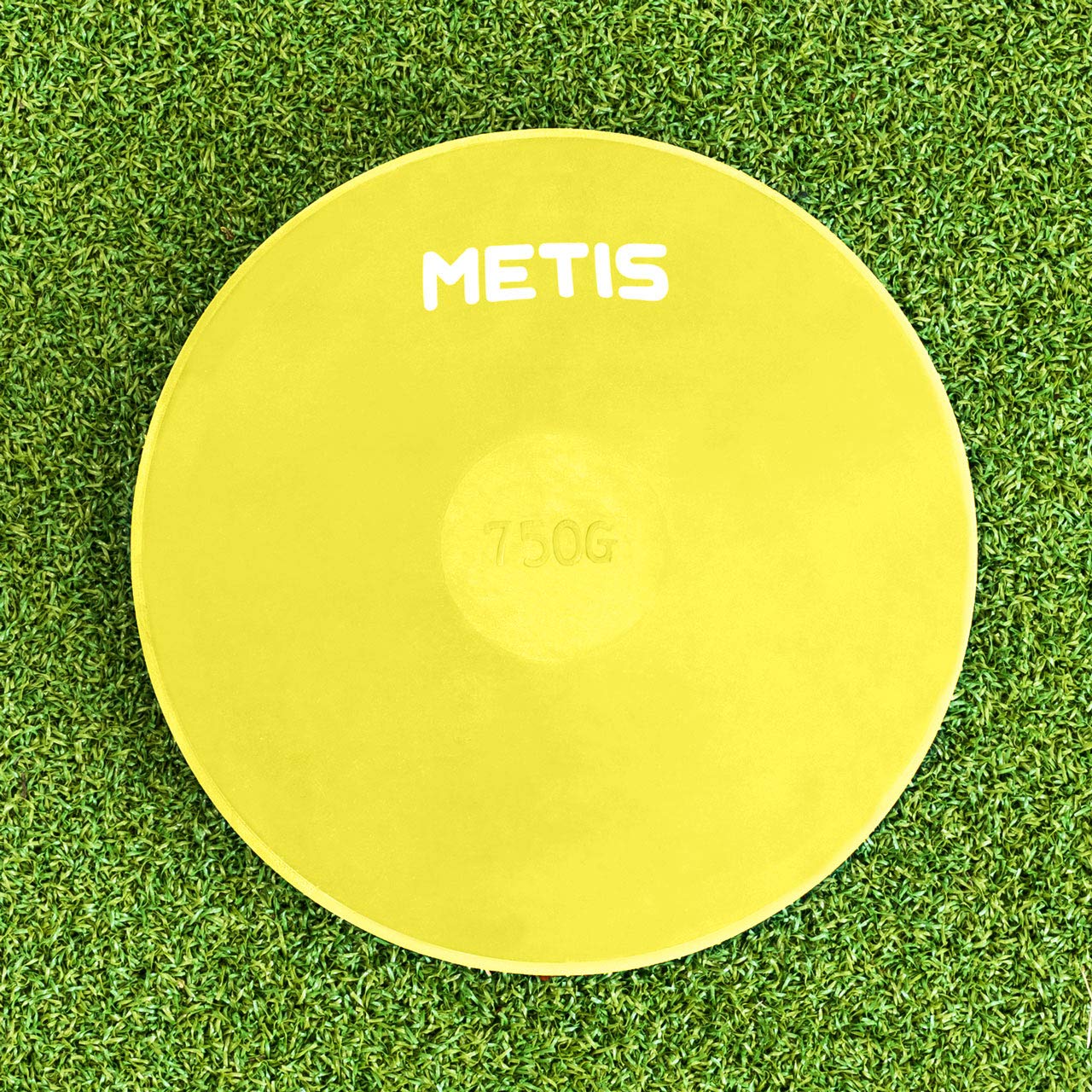 METIS Disque en Caoutchouc intérieur/extérieur - [5 Poids Disponibles] | Disque d'Athlétisme | Disque en Caoutchouc pour l'entraînement au Disque | Poids 0,75, 1, 1,25, 1,5, 1,75kg
