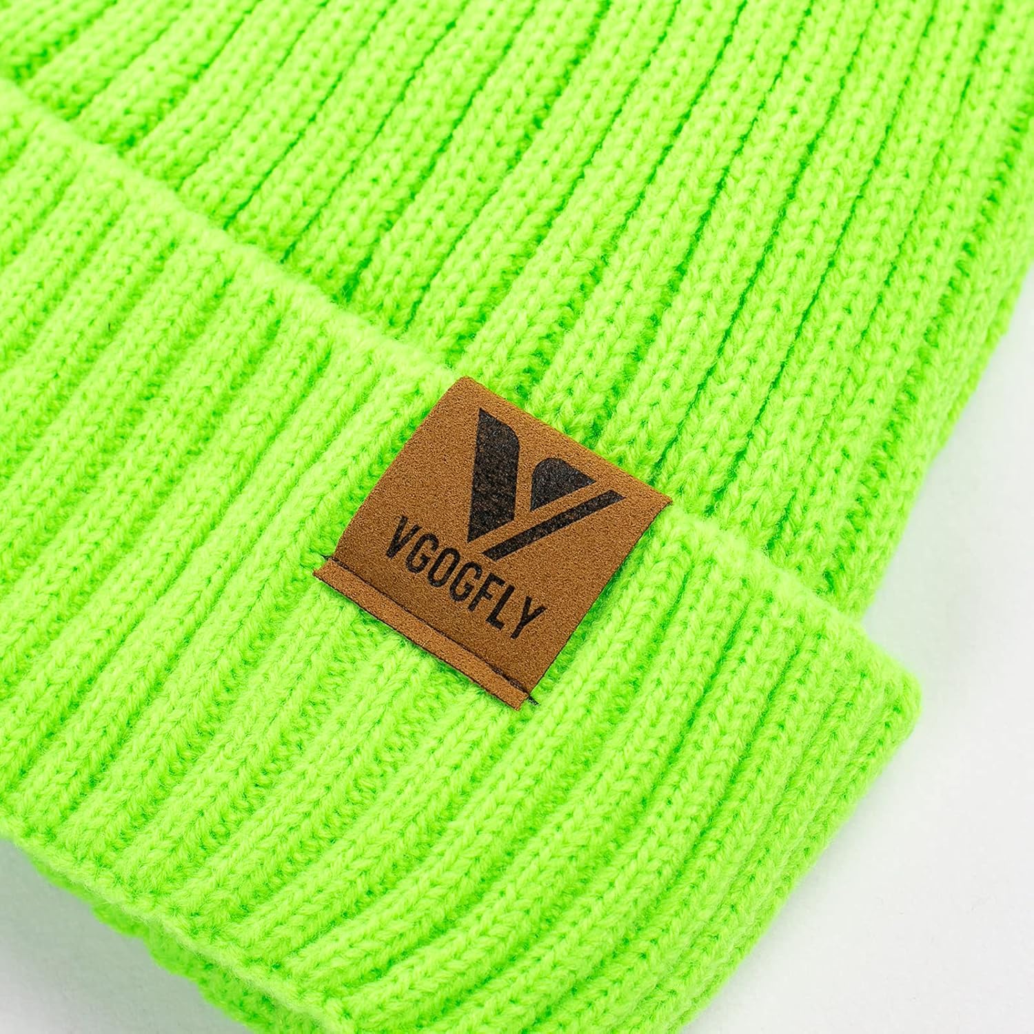 Vgogfly Lined Men Beanie Slouchy Knit Skull Cap Warm Stocking Hats Guys Women Striped Winter Beanie Hat - Image 3