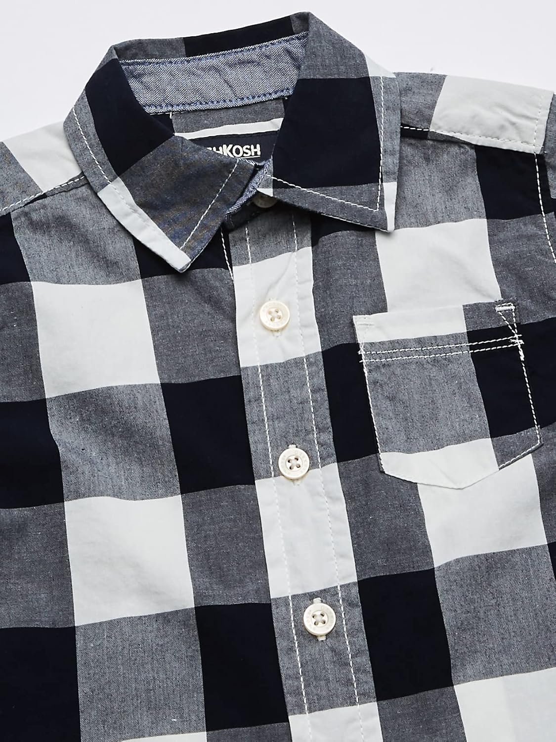 OshKosh B'Gosh Boys Long Sleeve Woven Buttonfront Shirt - Image 2