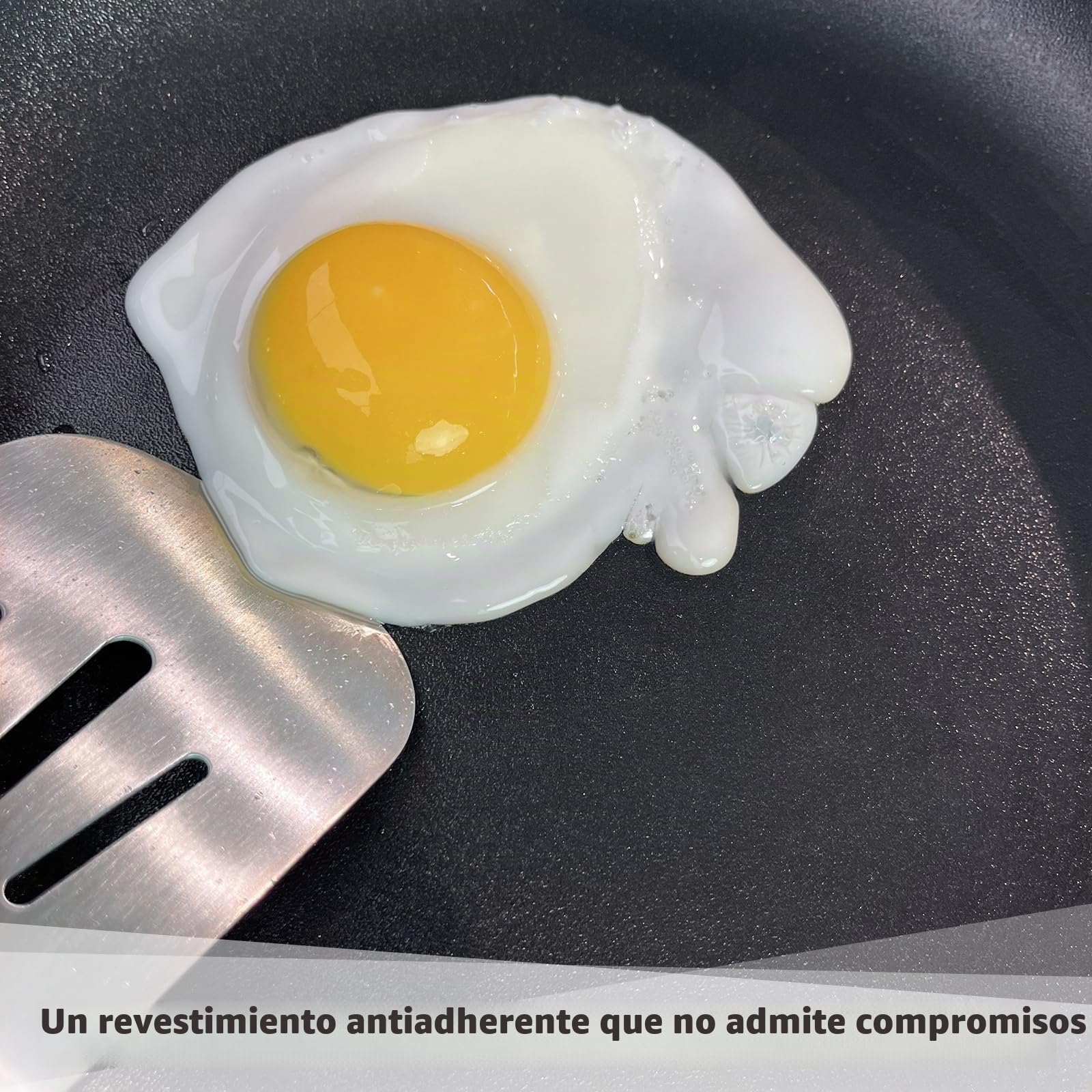 SCANPAN CS+ - Sartén (28 cm, 5 capas, apta para todo tipo de fuegos, sartén multifuncional de inducción, Stratanium+ antiadherente, apta para horno)