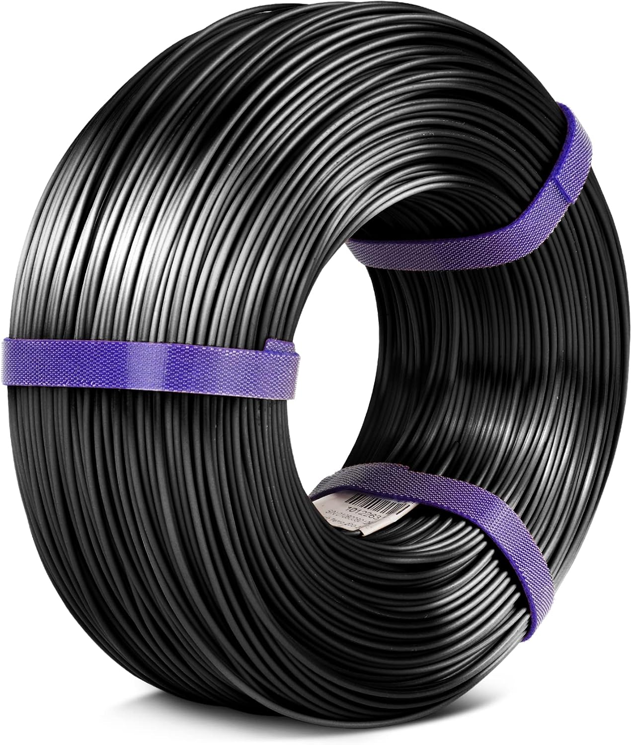 PLA Filament 1.75mm, SUNLU PLA 3D Printer Filament Refill, PLA 1.75 Spool-Less Filament, Dimensional Accuracy +/- 0.02mm, 1kg Spool(2.2lbs), No Spool, PLA Black