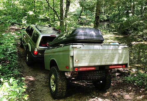 Miniatura 6 de iJDMTOY Barra de luz LED roja de identificación para puerta trasera de camión de 15 pulgadas, compatible con Chevrolet Dodge, Ford, GMC, Nissan,