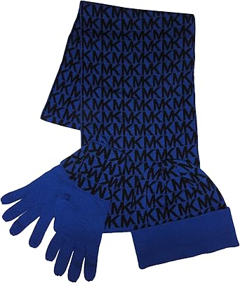 mk gloves and scarf