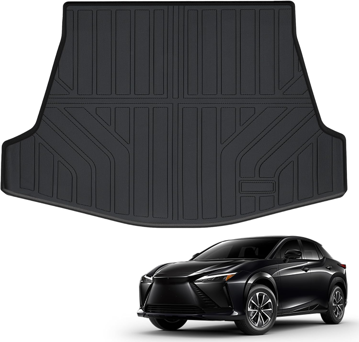 Auxko All Weather Floor Mats Fit for Mitsubishi Outlander PHEV 2026-2023 TPE Rubber Liners Outlander PHEV Accessories All Season Guard Odorless Anti-Slip Floor Mats