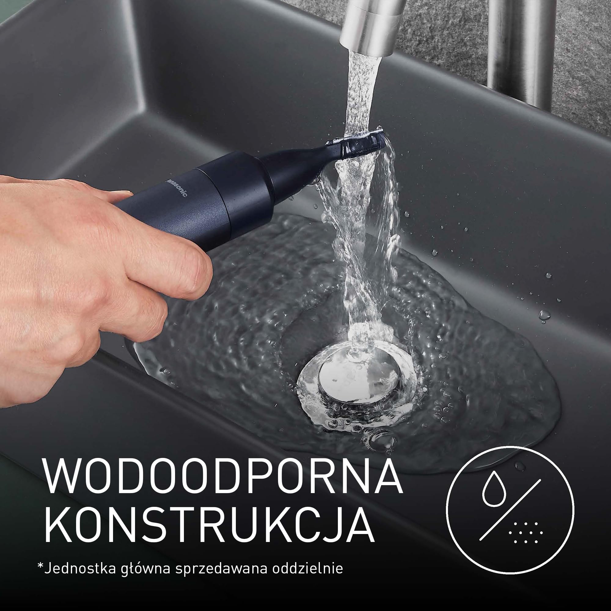 Panasonic ER-CDT1-A301 MULTISHAPE Modułowy System Do Pielęgnacji Osobistej Zestaw Nasadek do Precyzyjnego Golenia, Trymery do Brwi i Brody, Czarny