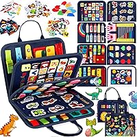 LPAOIS Busy Board voor peuters, 5 lagen, activiteitenbord, Montessori-speelgoed voor baby's vanaf 1, 2, 3, 4, 5 jaar,...