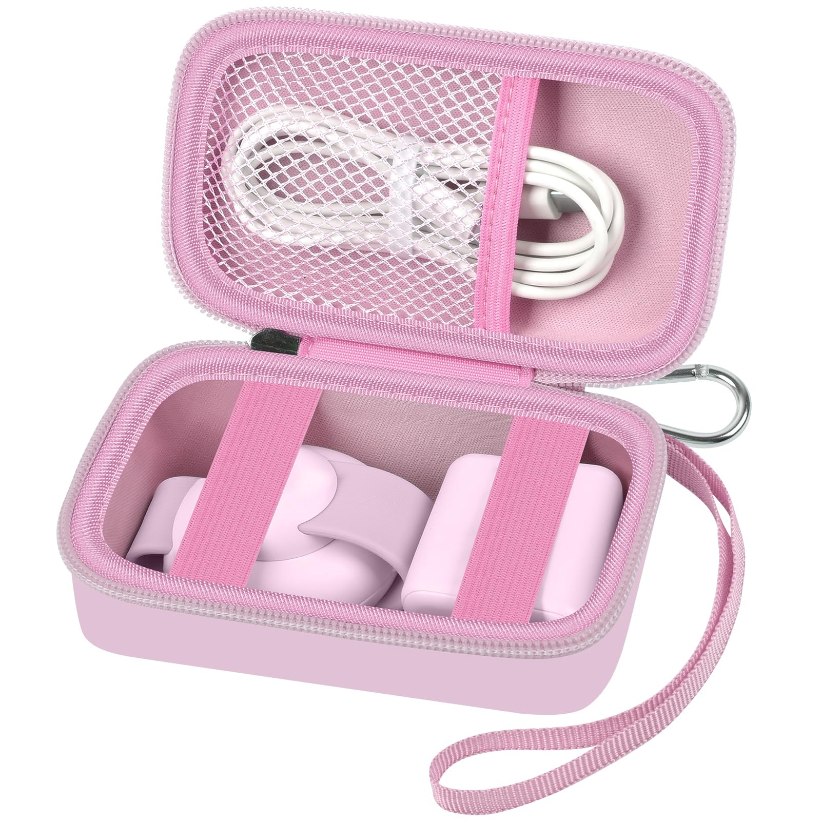 Hard Travel Case Compatible with Anker MagSafe Compatible MagGo UFO 3-in-1 Charger, Foldable Travel Charging Pad Storgae for USB Cable and Adapter -