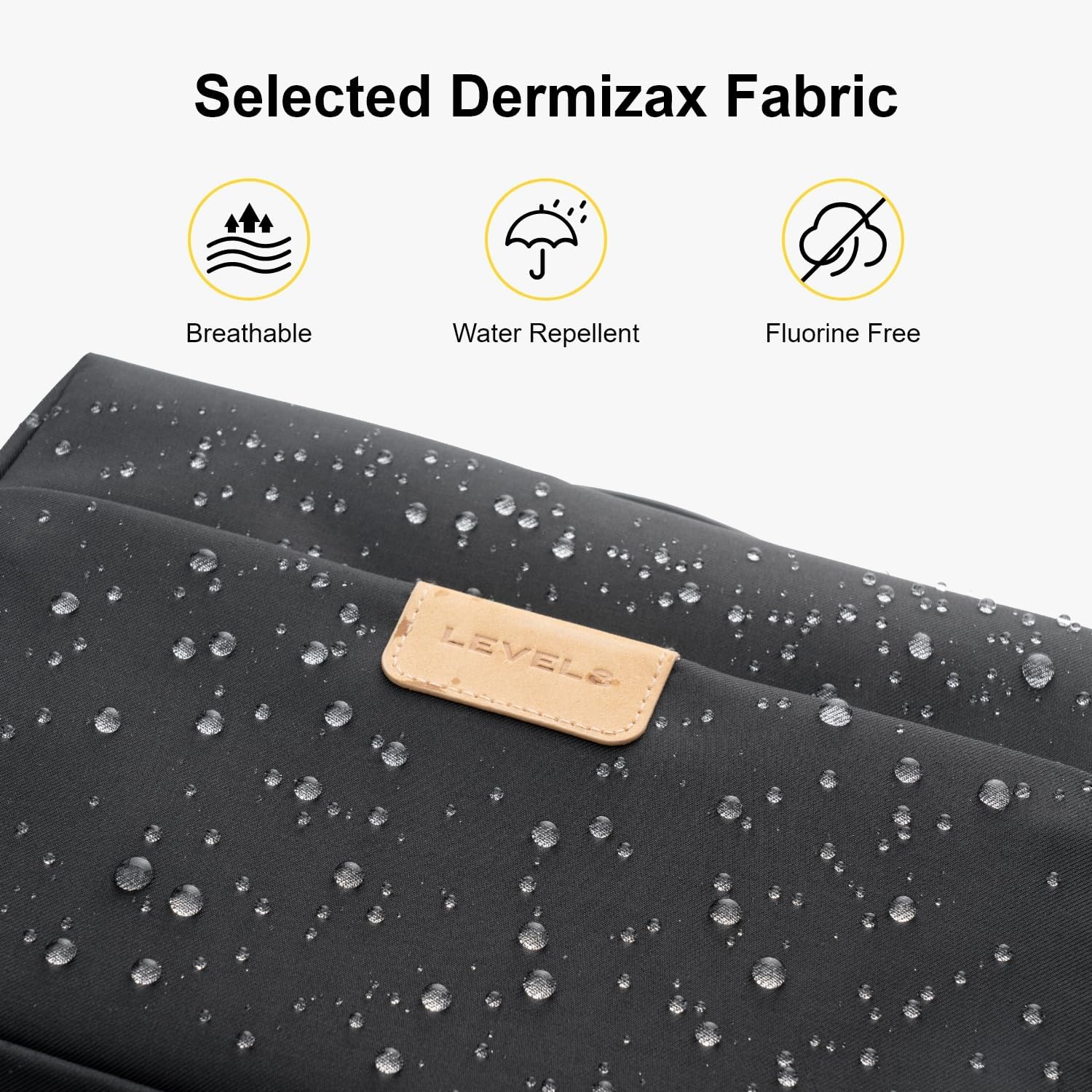 LEVEL8 Travel Toiletry Bag for Women Men, Travel Organizer Water Repellent, Makeup Organizer with Hang Hook for Travel Accessories, Large/Black - Image 3