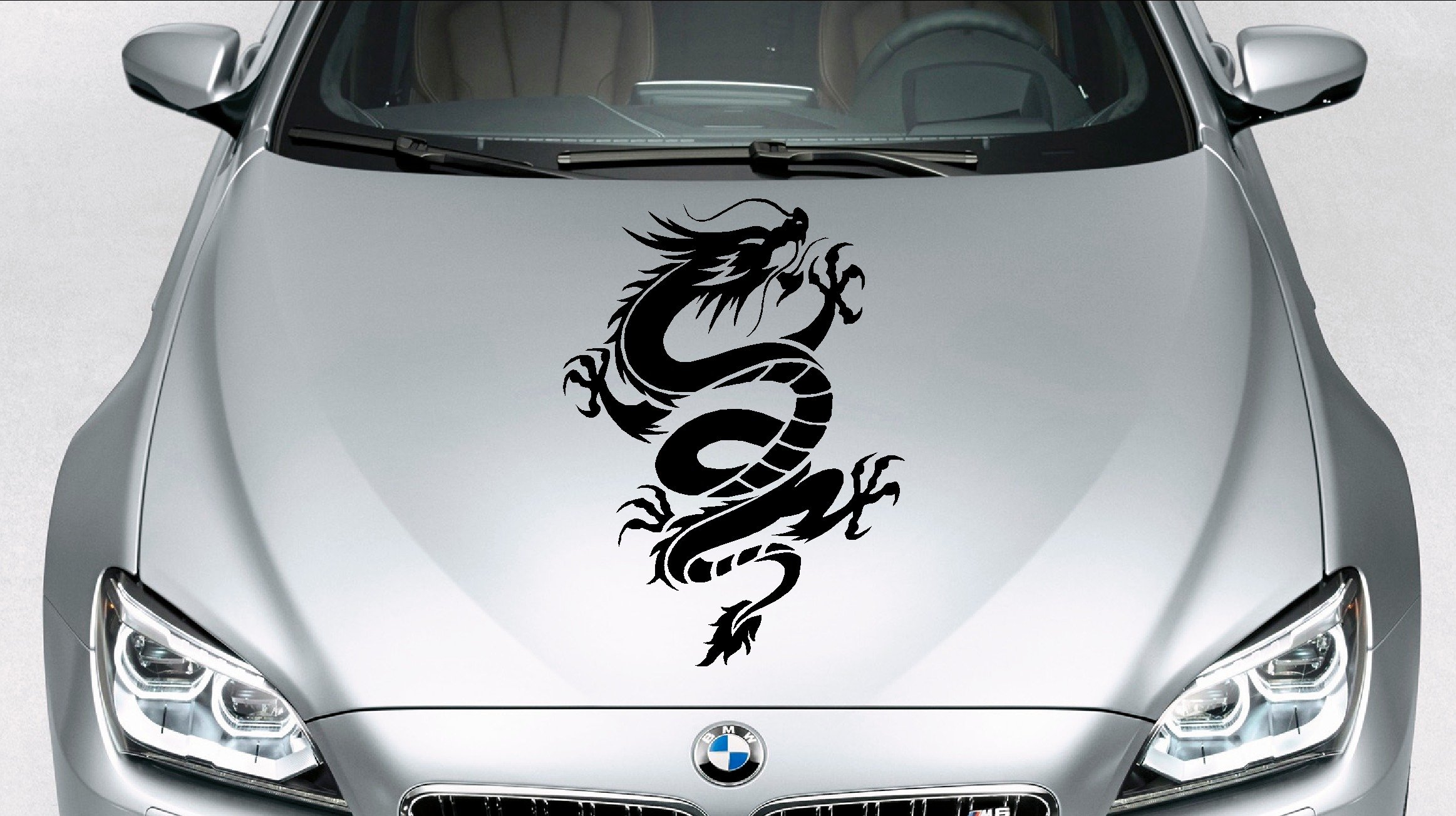 LightningSigns Tribal Dragon Car Camper Van Truck Window Bonnet Stickers LSTrD20 large