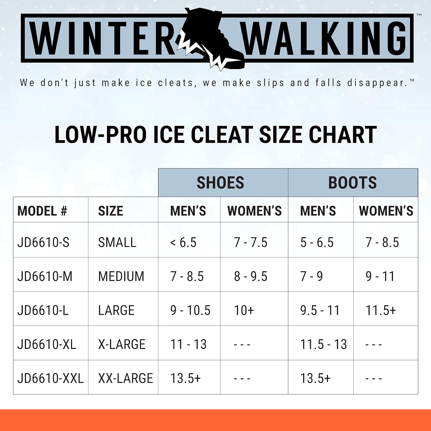 Low-Pro Ice Cleat : Clothing, Shoes & Jewelry