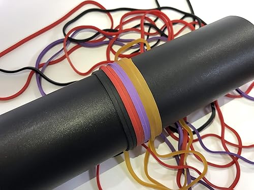 Miniatura 3 de Bandas de goma, tamaño 117 (7 pulgadas x 18 pulgadas), banda de goma grande sin látex a granel elástica a granel, bucles elásticos duraderos para