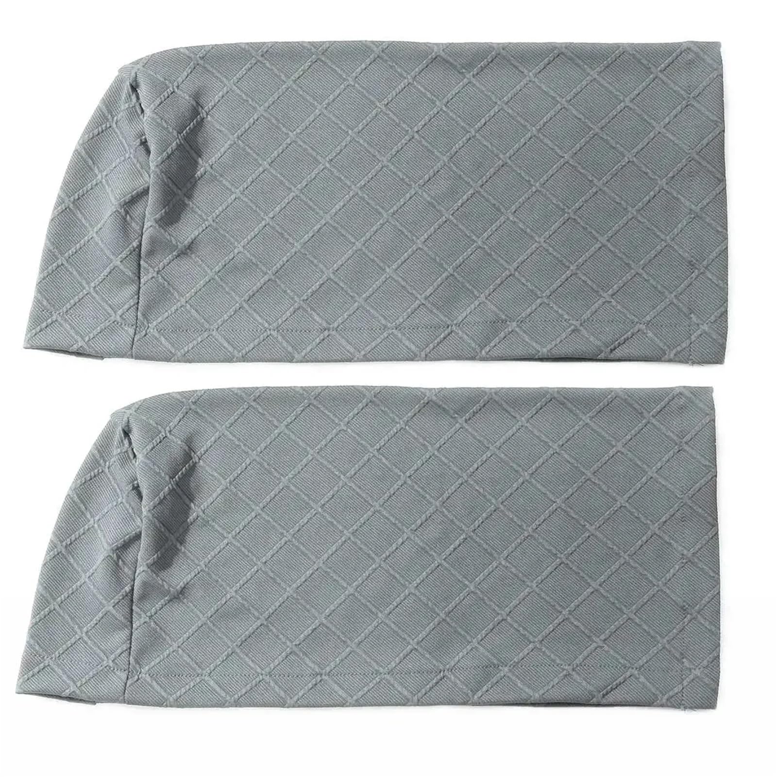 SFOIKVG Arm Covers 2PCS Flannel Spandex Stretch Armrest Covers Set Of 2 Couch Armchair Arm Protector Non Slip Elastic Sofa Slipcover for Sofa Chair(Light Grey)