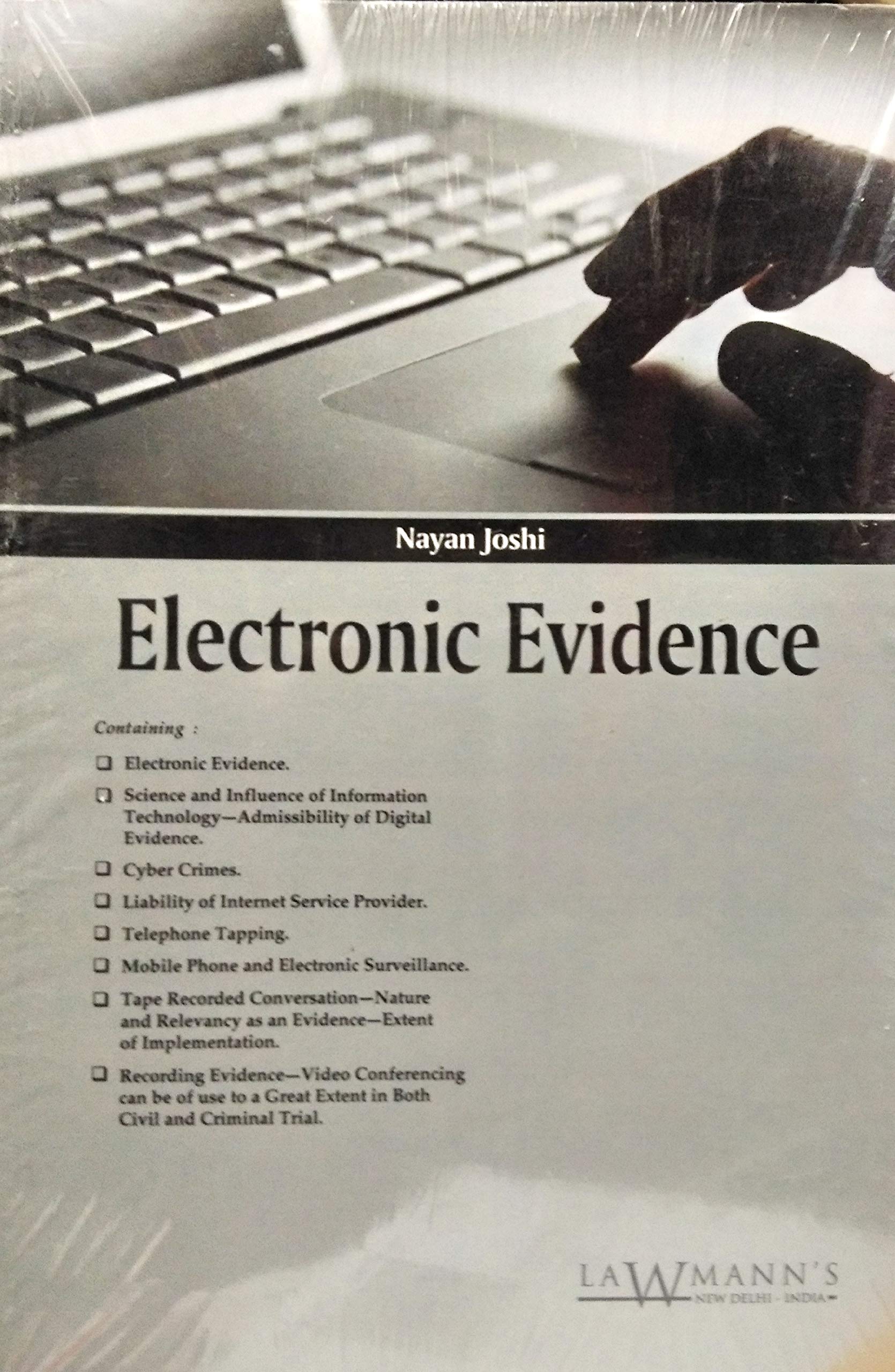 Buy Electronic Evidence (Containg Electronic Evidence, Admissibility