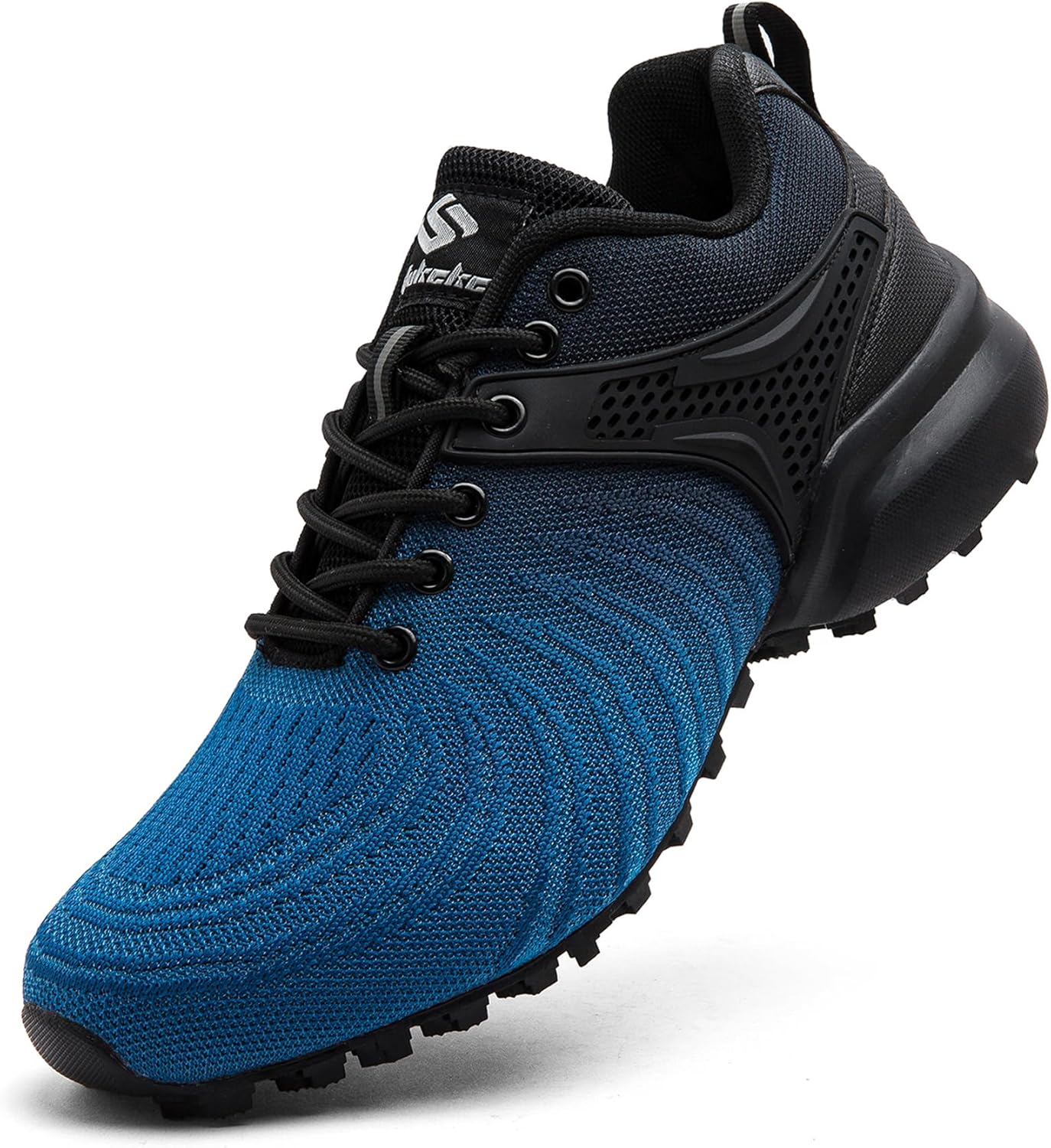 Men's Trail Running Shoes Lightweight Breathable Walking Hiking Sneakers Outdoor Athletic Tennis Cross Training Shoes