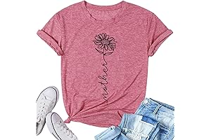 Women's Sunflower Graphic Tee: The Perfect Mother's Day Gift