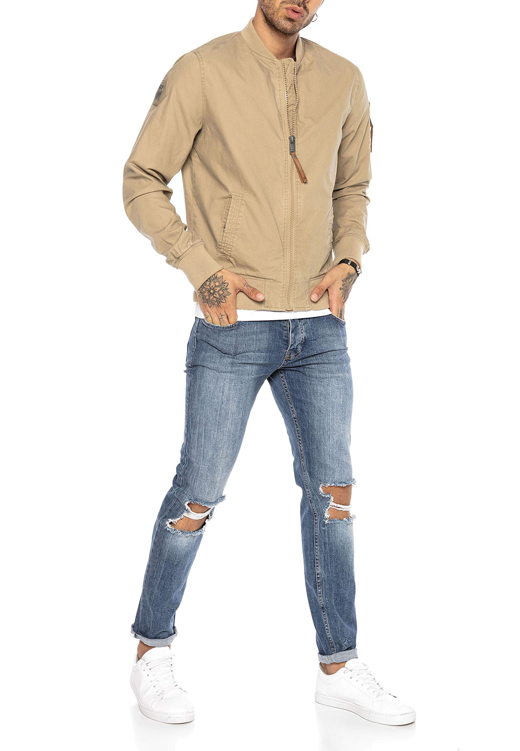 Redbridge Zeitlose Blouson Jacke in modischen Farben Übergangsjacke mit klassischem Schnitt