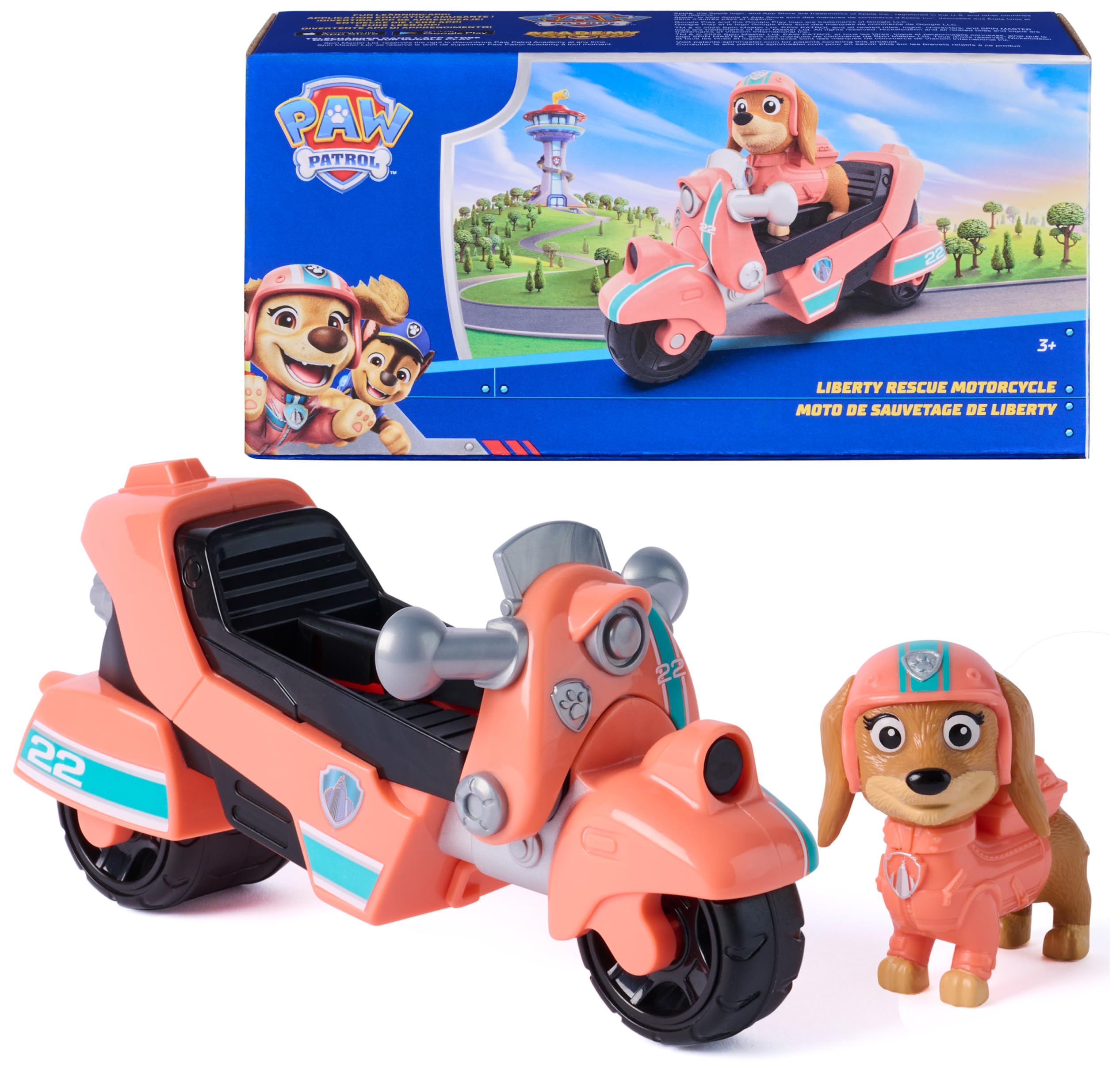 Paw Patrol Toy Vehicle Liberty Rsc Motorcyle