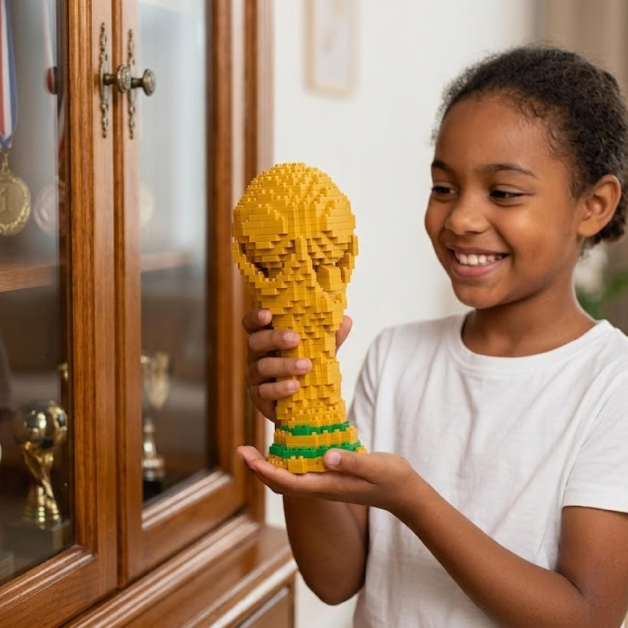 Puzzle Fútbol Niños 3D Copa del Mundo, Regalo Niño 6 años-8 años-10 años, Regalos Futbol Niños Juegos, Regalos Niños Más Vendidos