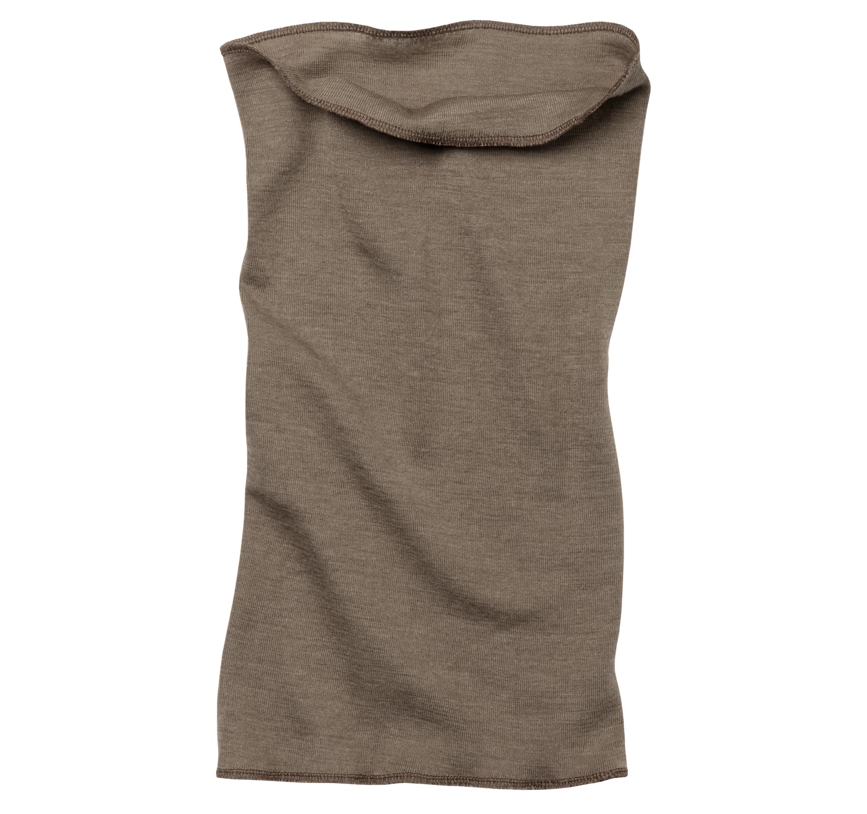 Engel Natur, Children's Snood Fine Rib, 70% Wool (kbT), 30% Silk, walnut, Einheitsgröße (92 - 140)