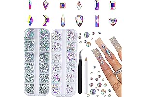 1820Pcs Acrylic Rhinestones for Nail Art