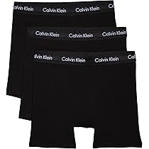 Calvin Klein Uomo Pantaloncini Boxer Confezione da 3 Boxer Brief Elasticizzati, Nero (Black W. Black WB), M