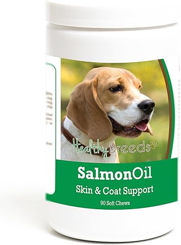 Miniatura 290 de Healthy Breeds Golden Retriever - Aceite de salmón masticable suave, 90